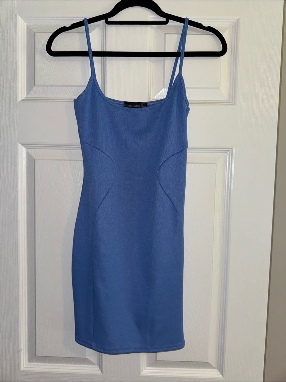 PrettyLittleThing Blue Bodycon Dress